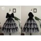 Miss Point Point Garden Embroidered 3-Tier Skirt(Reservation/3 Colours/Full Payment Without Shipping)